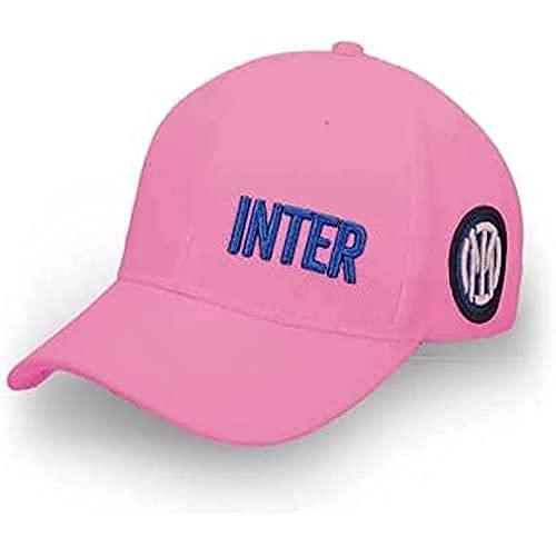 Inter Cappellino da Baseball con Visiera Logo, Collezione Stadio, Football cap Unisex-Adulto, Rosa, Taglia Unica