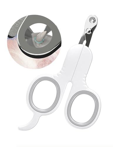 ZEWZE Tagliaunghie Gatto, tagliaunghie Animali Domestici, Con Foro Conico per Evitare di Tagliare Le Unghie Troppo Corte, per Piccoli Animali, Conigli, Uccelli e Cuccioli