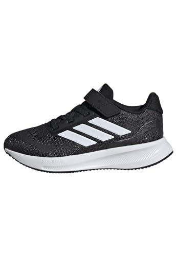 adidas Unisex - Bambini e Ragazzi RUNFALCON 5 Shoes Kids, Core Black/Cloud White/Cloud White, 35 EU