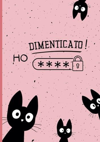 Quaderno delle password per smemorati: Un diario per non dimenticare ed organizzare fino a 416 password,Rubrica Password Alfabetica,Piccolo formato A5.