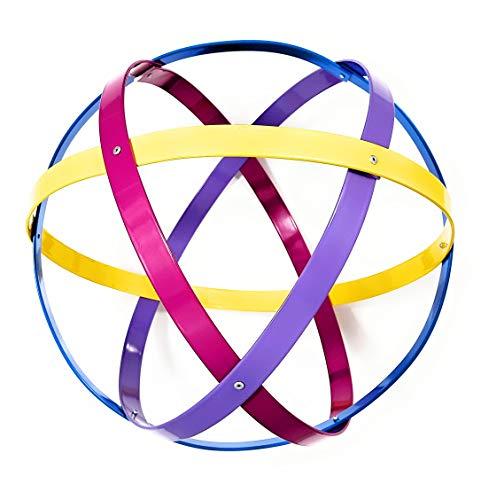 Genesa Crystal, Purificatore energia, Genesacolor 32 cm diametro, giallo-fucsia-viola-azzurro