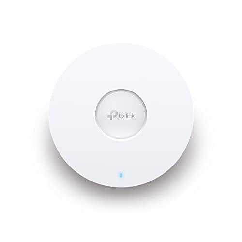 TP-Link EAP610 AX1800 Gigabit Dual Band WiFi 6 WLAN Access point (Dualband 1775 Mbit/s, Omada SDN, gestione centrale, 1 porta Gigabit, roaming wireless senza interruzioni, PoE/DC), bianco