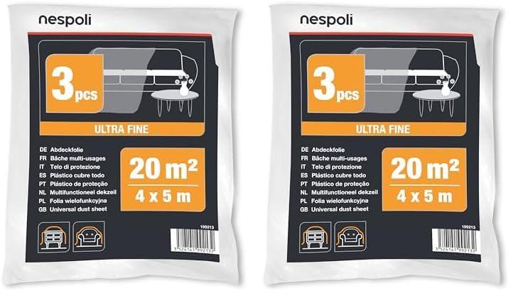 Nespoli Set 3 Teli copritutto 4x5mt