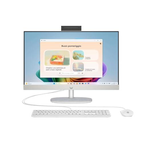 HP 24-cr0002sl All-in-One, AMD Ryzen 3 7320U, 8GB RAM LPDDR5, 512GB SSD NVMe, AMD Radeon Integrata, Display da 23,8