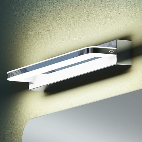 Mai & Mai Lampada da Specchio LED per Bagno, Applique Specchio Luce Bianca Neutra, Luce per Trucco, Illuminazione da Parete, 40cm, 9W, 4000K