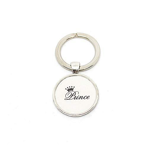 Portachiavi con scritta Prince e corona