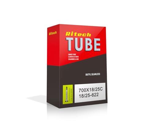 Camera d'aria Ritech 700x18/25 liscia valvola presta 80mm in scatola