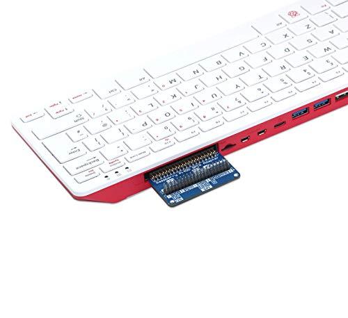 SB Components Adattatore GPIO per Raspberry Pi 400 – 2 x 20 pin headers I/O Expansion HAT per Raspberry Pi 400