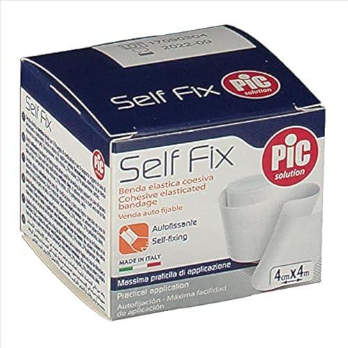 Pikdare Benda Elastica Autoadesiva Pic Self Fix 4x400 Cm Fustella, 1 unità, 1