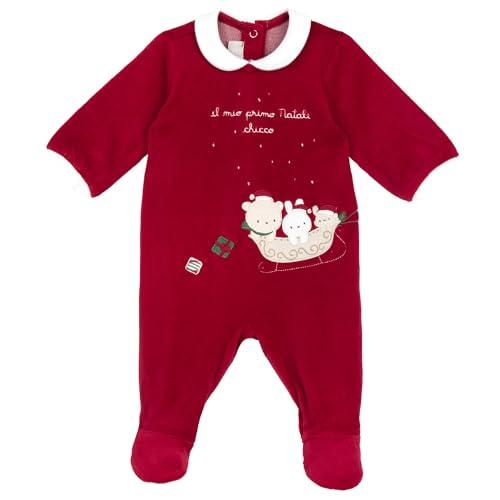 Chicco, Tutina Natale Neonato e Neonata in Morbido Tessuto, Idee Regalo Neonato Natale, Abbigliamento Bambino e Bambina 0-24 Mesi, Designed in Italy