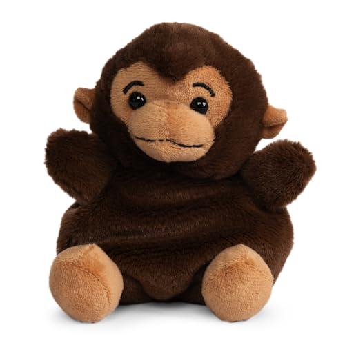 LITTLE Living Nature Snugglies Scimmia Peluche – Collezione Animali Safari per Bambini, Giocattolo Morbido e Coccoloso