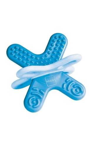 MAM Bite & Relax Fase 1 Mini Dentaruolo, Sollievo alle Gengive, 4+ Mesi, Azzurro