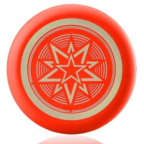 JUGUTA 1 Pezzo Frisbee Bambini, Frisbee Da Spiaggia, Adatto Per Bambini, Ideale Per Giochi Sportivi E Sport All'Aperto, Frisbee Luminoso Disco Volante Stabile (Diametro 20Cm)