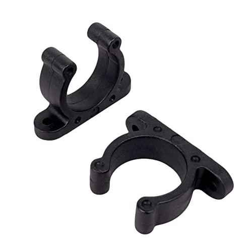 GATE14® Supporti per Remi e Pagaie, Clips in Plastica Nera Ø max 30 mm 2 Pz