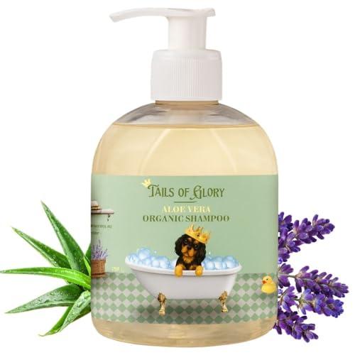 Shampoo per Cani Pelle Sensibile Bio con Aloe Vera e Acqua di Lavanda – Bio - Naturale, Vegano e Ipoallergenico – Bau cosmesi Cane – Shampoo Antipulci per Cani - Prodotto in Francia –300 ml
