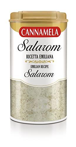 Cannamela, La Dispensa, Salarom, Confezione da 150g, Ricetta Emiliana, Miscela Essiccata e Macinata di Spezie per Carni, Patate Fritte e al Forno