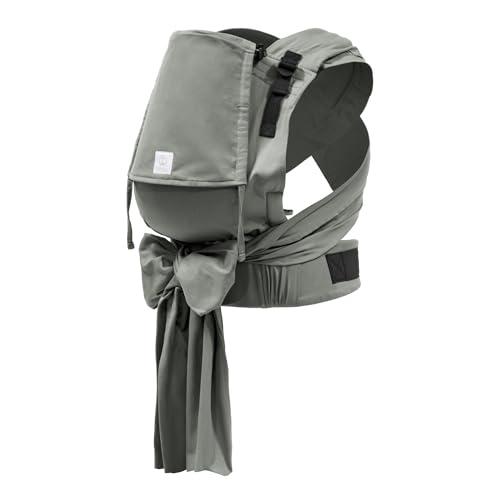 Marsupio Stokke Limas Plus, Glacier Green (OCS) - Marsupio per neonati con mezza fibbia - Tre opzioni di trasporto - Sicuro per bambini da 1 mese/4 kg fino a 18 kg