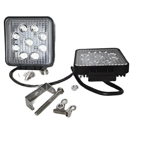 JWDAWN 2 pezzi DC12-80V 12V 24V 36V 48V 60V 72V 80V Luci Led Lampada Veicolo Elettrico Carrelli elevatori Fari Fari Golf Cart Camper Indicatore Luce Camper Pallert Camper Camion Pallert Wagon Pallet