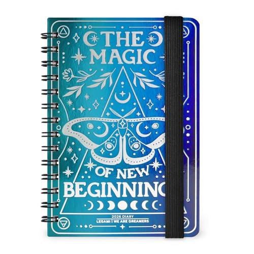 Legami - Agenda Settimanale Spiralata Small 2026, Moth, Special Edition, 12 Mesi, Chiusura con Elastico, Diario da Gennaio 2026 a Dicembre 2026, in Carta FSC Certificata, 8.5 x 13 cm