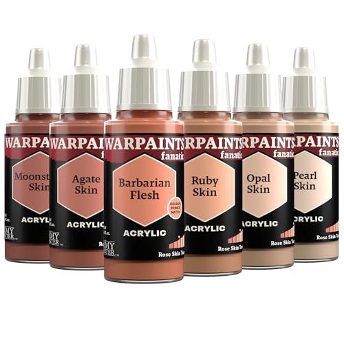 The Army Painter, Warpaints Fanatic Flexible Triad: Rose Skin Tones, 6x18 ml Colori Acrilici - Colori modellismo per Miniature Dnd e Warhammer 40k