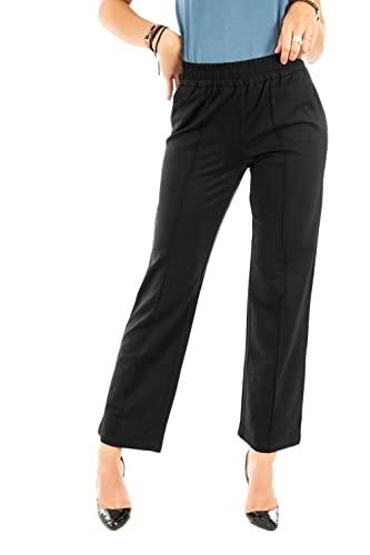 Only Onlpoptrash-Suki Life MW Pant Pnt Noos Pantaloni, Nero, M / 30L Donna