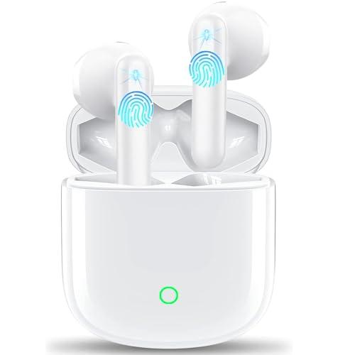 Cuffie Bluetooth, Auricolari wireless Bluetooth 5.4 In Ear, 58 Ore Cuffie Wireless Stereo HiFi con 4 ENC Cancellazione Rumore Mic, IP7 Impermeabili Cuffiette Senza Fili per Galaxy iOS Android