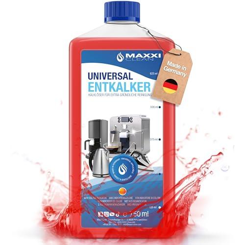 MAXXI CLEAN | Decalcificante Macchina Caffè (750 ml), altri Elettrodomestici e anche per Bagno & Cucina | Adatto a tutte le Marche e Modelli | Dissolvitore di Calcare