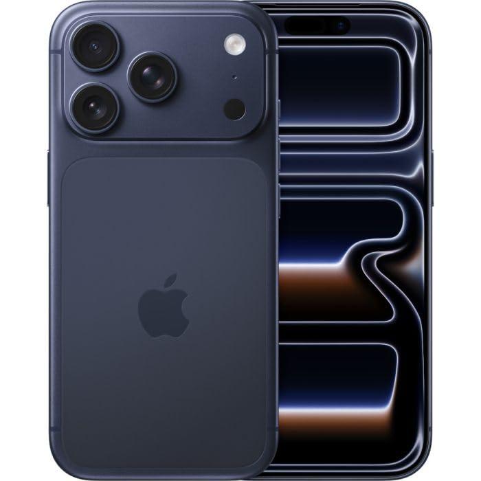 Apple iPhone 17 Pro 1 TB: Schermo da 6,3 Pollici con ProMotion fino a 120 Hz, Chip A19 Pro, Autonomia straordinaria, Sistema fotografico Pro Fusion con fotocamera anteriore Center Stage; Blu intenso