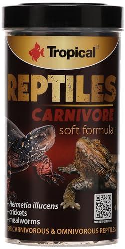 Tropical - Cibo per rettili carnivori e onnivori, 65 gr/250 m