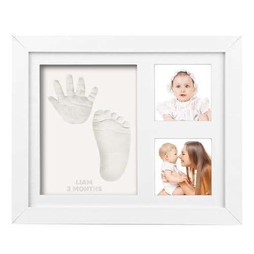 Cozy Inviting Cornice impronta mani e piedi neonati, Kit per impronte dei piedi del bambino, kit per impronte delle mani e dei piedi del bambino, cornici per foto della nursery, kit impronte neonato