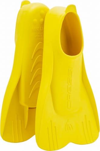 Cressi Mini Light Fins, Pinne Corte e Leggere per Nuoto e Snorkeling Bambini, Giallo, 32/33 EU