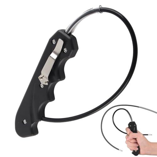 Candeon Frusta di Autodifesa, 16,7 Pollici Frusta portatile multiuso frusta a difesa personale, Frusta di Moto e Bici in Filo d'Acciaio frangivetro auto per la Corsa, Il Fitness, Sport all'aria aperta