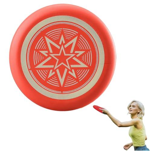 WUSJCOF 1 pezzo Disco da Lancio Professionale, da Ultimate e Competizione Funsport, Adatto a Bambini e Adulti, Morbido (Rosso, fluorescente)
