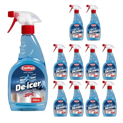CarPlan, Blue Star De-Icer, 500 ml (Confezione da 12)