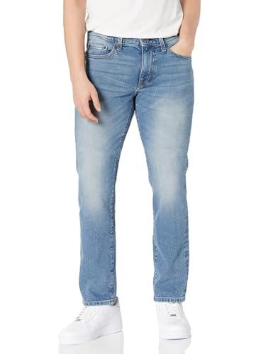 Amazon Essentials Jeans Slim Fit Uomo, delavé Chiaro, 32W / 32L