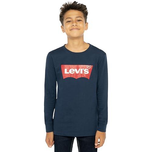 Levi's Lvb L/S Batwing Tee, Maglia a maniche lunghe Bambini e ragazzi, Blu (Dress Blues), 10 anni