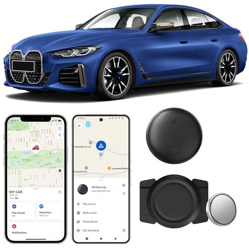 GPS Tracker per Auto, 2026 Nuovo GPS Auto Localizzatore Magnetico Nascosto Localizzatore GPS Senza SIM, Compatibile con Google Find Hub(Android) e Find My(iOS) per Bambini, Auto, Animali Domestici