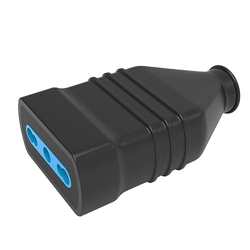 POLY POOL - PP2159X Presa Volante 10/16A Standard Italiano Bivalente Uscita Cavo Assiale Spina Heavy Duty Resistente