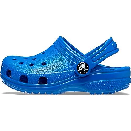 Crocs Classic Clog T, Zoccoli Unisex - Bambini e ragazzi, Blue Bolt, 23/24 EU