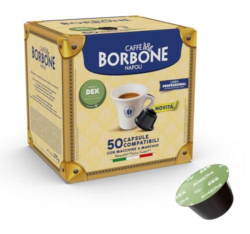 Caffè Borbone Miscela Decaffeinata - 50 capsule - Compatibili con le Macchine Nescafè®* Dolce Gusto®*