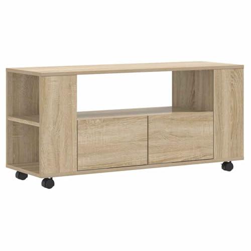 vidaXL Mobile TV Rovere Sonoma 102x34,5x43 cm in Legno Multistrato
