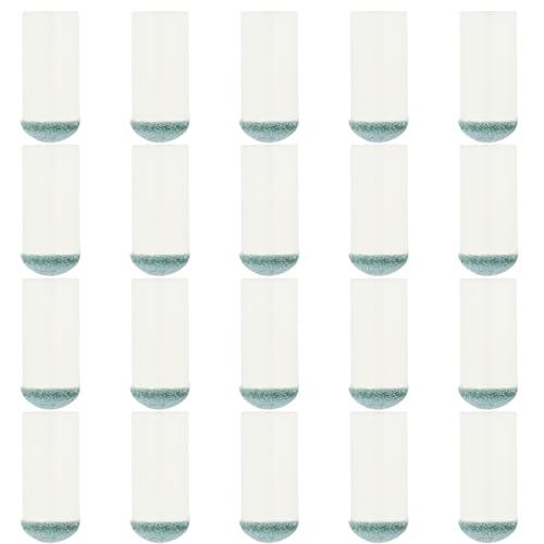 Punte per Stecca da Biliardo, Sostituzione per Stecca da Biliardo, 20 Pezzi Puntali di Ricambio per Stecche Biliardo, Puntali da biliardo Rigidi da 12 mm per Stecche da Biliardo