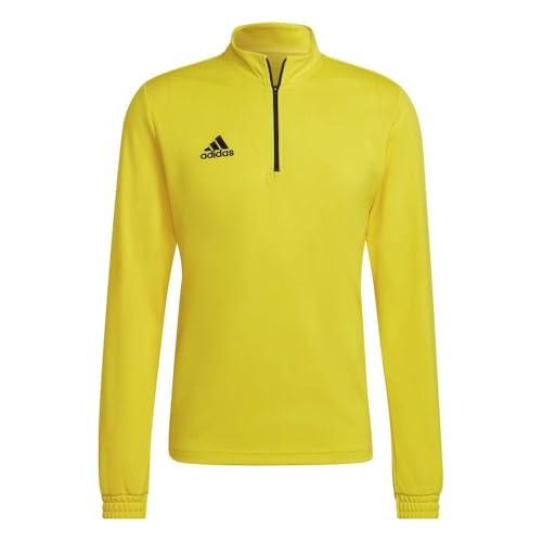 adidas Entrada 22 Training Top, Maglia Lunga Uomo, Team Yellow/Black, M