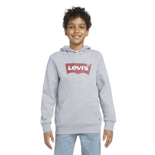 Levi's Lvb Batwing Screenprint Hoodie, Felpa con Cappuccio Bambini e ragazzi, Grigio (Grey Heather), 12 anni
