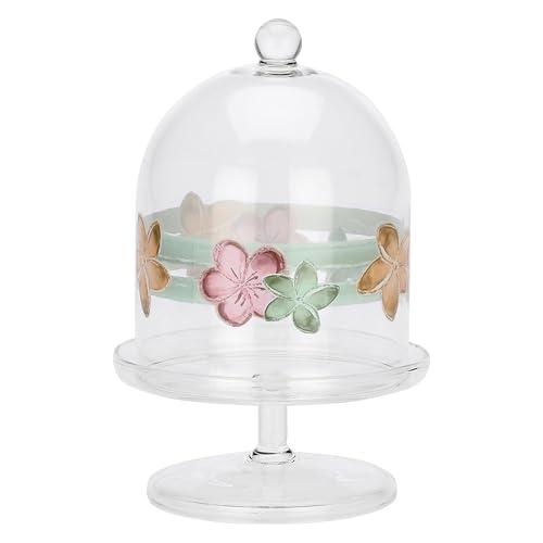 THUN - Alzatina in vetro - vetro borosilicato - Collezione Giardino di Primavera - Ø 12.5 cm - 20 cm h