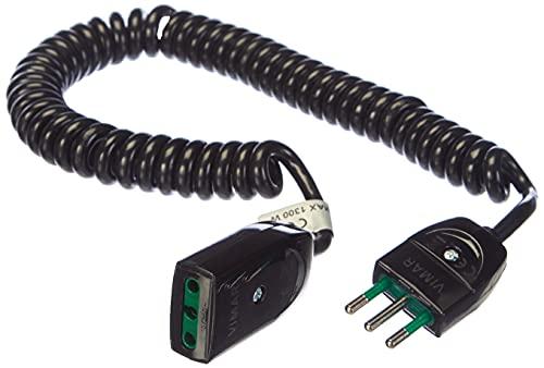 Vimar 0P32347 Prolunga estensibile a spirale 3m. Cavo elettrico a molla