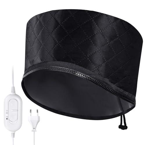 LOPHE Cuffia Riscaldante Capelli, Termico per Capelli Elettrico con 2 Temperature Regolabili, Casco per Asciugatura Cappuccio Asciugacapelli per Acconciatura, Arricciatur