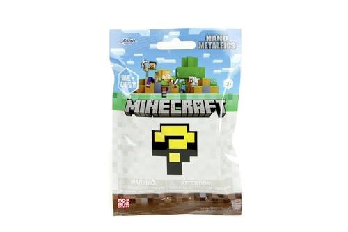Jada Toys Minecraft Figura (1 pezzo in sacchetto Mystery Blind) – 1 di 13 personaggi da collezione dettagliati Nano in metallo per fan e bambini dai 3 anni in su, onda 5, scelta casuale, circa 4 cm