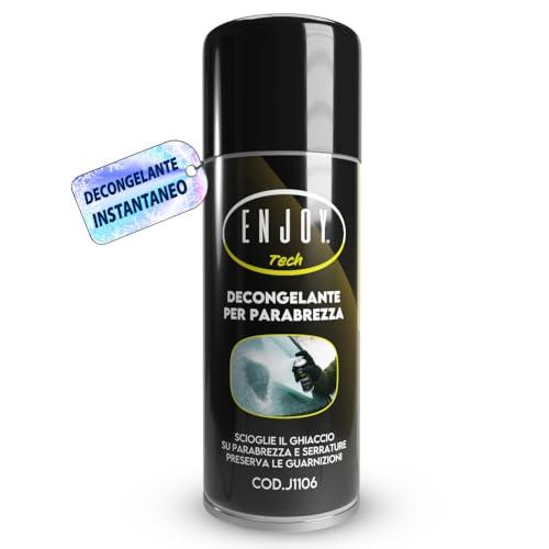 ENJOY TECH Spray Antighiaccio Efficace 200ML, Deghiacciante per Auto, Vetri, Parabrezza e Serrature. Scioglie Ghiaccio Rapidamente e Protegge (1)