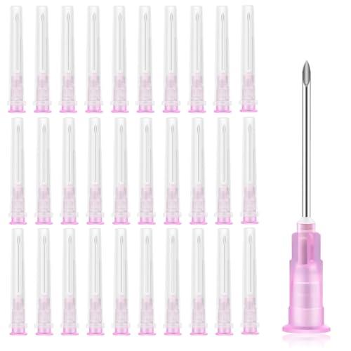 PYEUIFT tubi di erogazione in acciaio inox 18G 1,2x20mm, confezionati singolarmente, per industria, laboratori scientifici, casa, hobby, olio liquido, colla, ricariche(50 Pezzi